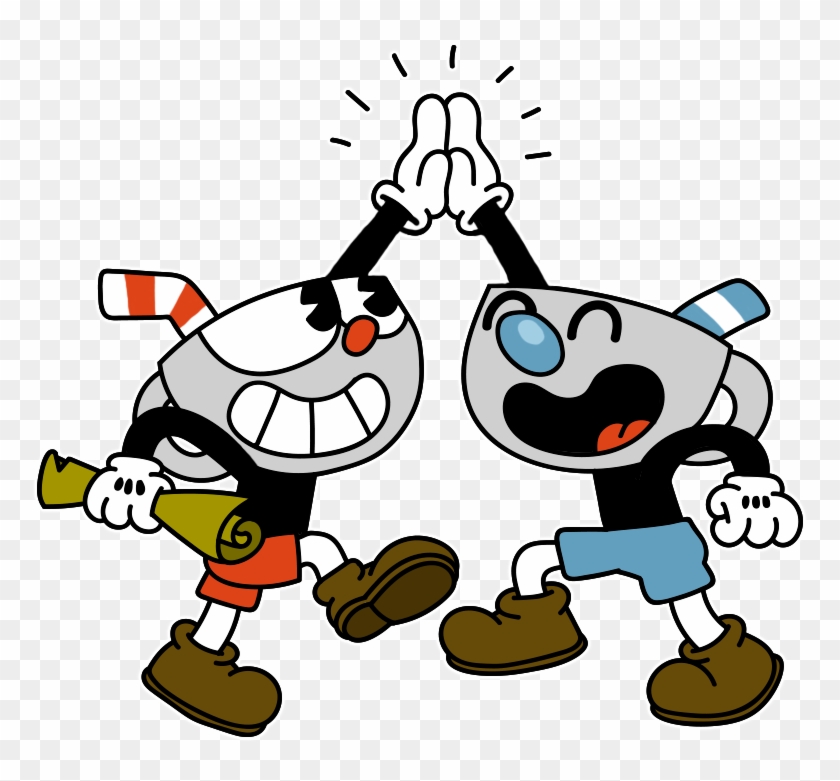 And Mugman By - Cuphead And Mugman Png Clipart