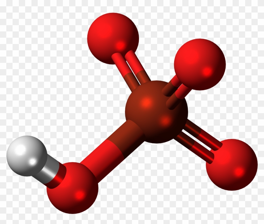 Perbromic Acid Molecule Ball - Bromous Acid Clipart #2759614