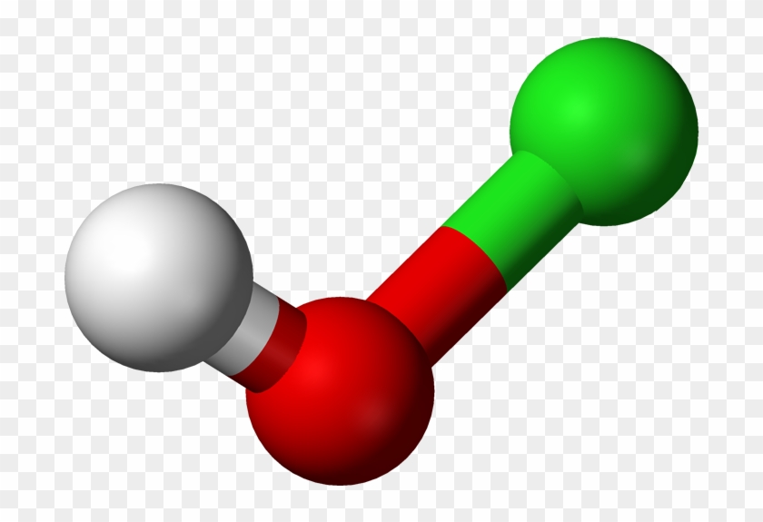 Hypochlorous Ac - Hypochlorous Acid Molecule Clipart #2759645