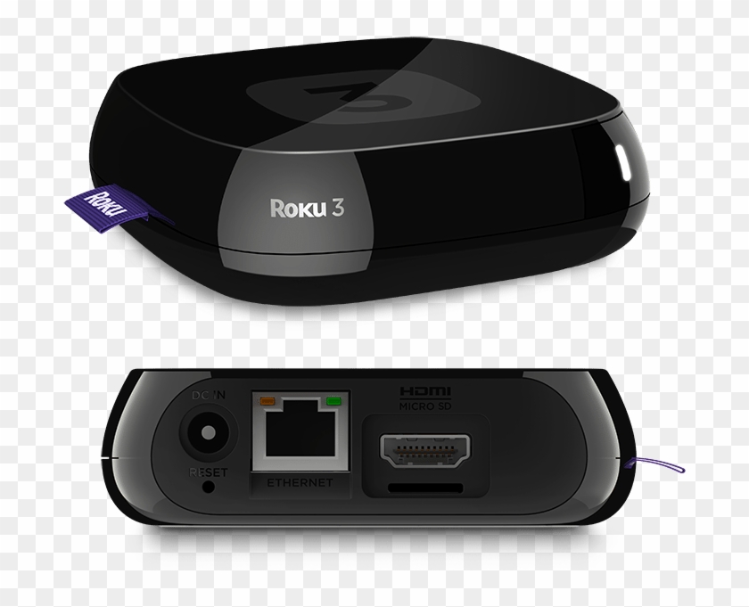 Roku 3 Front-back - Roku 3 Clipart