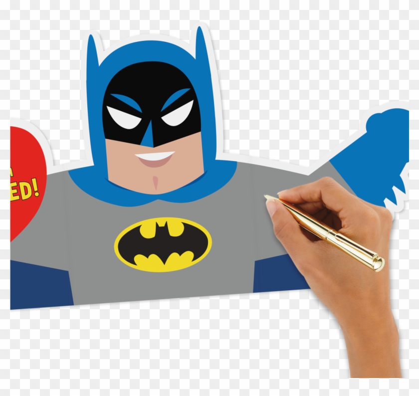 Valentine's Day Card Dc Comics™ Batman™ Pow - Cartoon Clipart #2759686