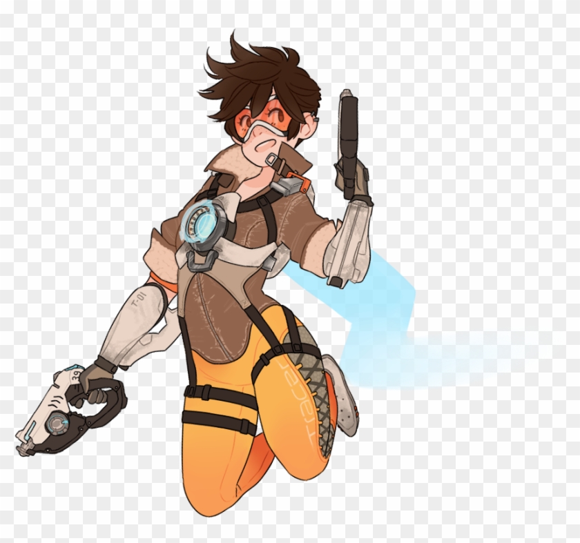 Rainbow Backpack - Overwatch Tracer Transparent Clipart
