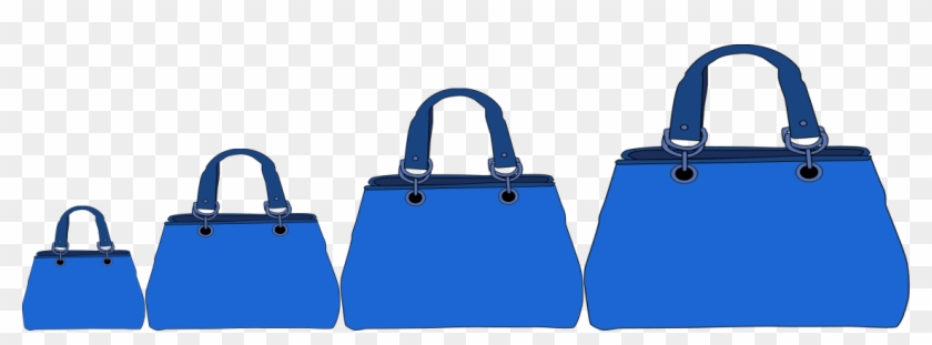 Anatomy Of A Handbag Part - Handbag Size Chart Clipart #2761008