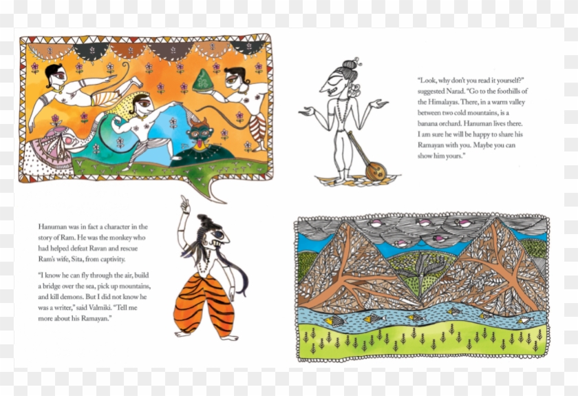 Hanuman's Ramayan Clipart