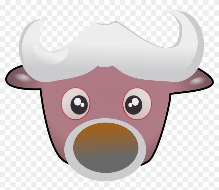 Beef Cattle Clip Art Baby Cow Transprent - หัว สัตว์ น่า รัก - Png Download #2761786