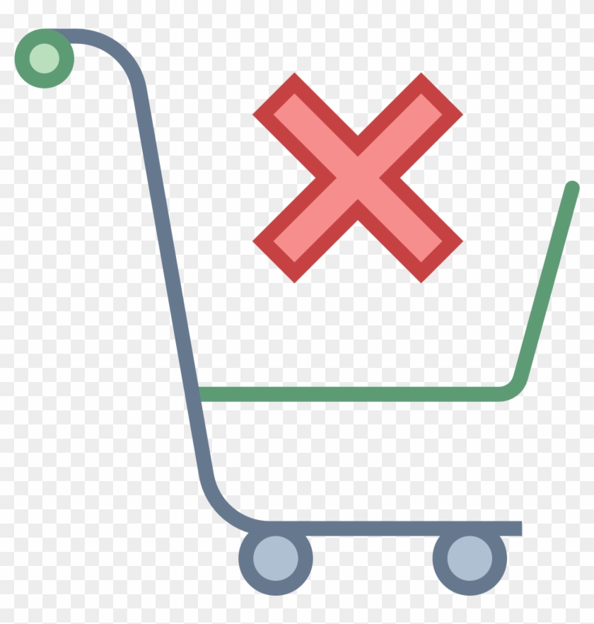 Shopping Cart Is Empty - Blue Shopping Bag Icon Clipart #2762849