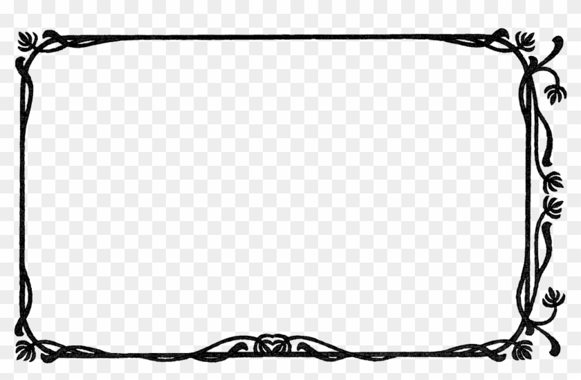 The Stylized Floral Design Of The Digital Frames Is Clipart