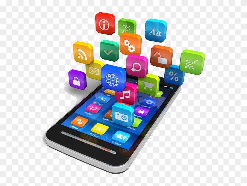 Transparent Phone App - Cell Phone Clipart