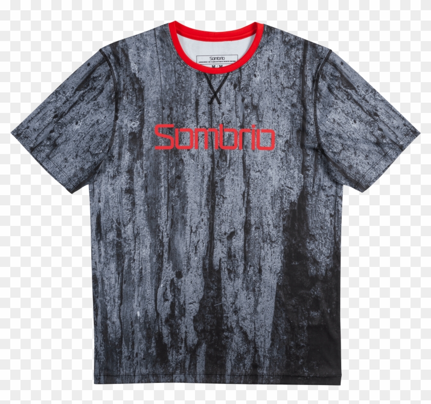 Sombrio 2019 Renegade Jersey, Forest Bark Print - All Seeing Eye Tshirt Clipart