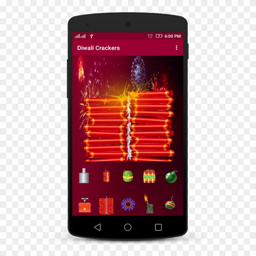 Diwali Crackers V4 - Smartphone Clipart
