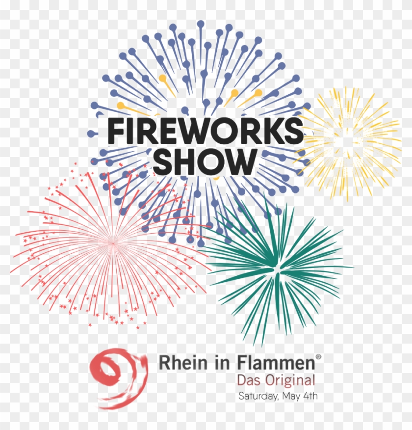 Free Entry To Local Music Festivals Fireworks Show - Fireworks Clip Art - Png Download #2763829