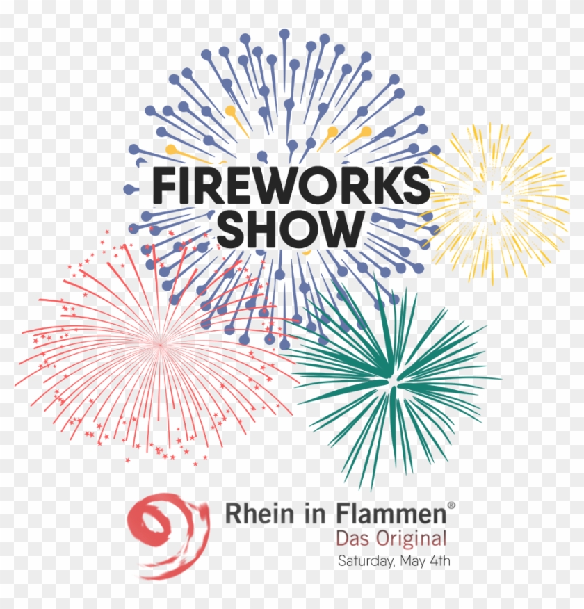 Free Entry To Local Music Festivals Fireworks Show - Fireworks Clip Art - Png Download