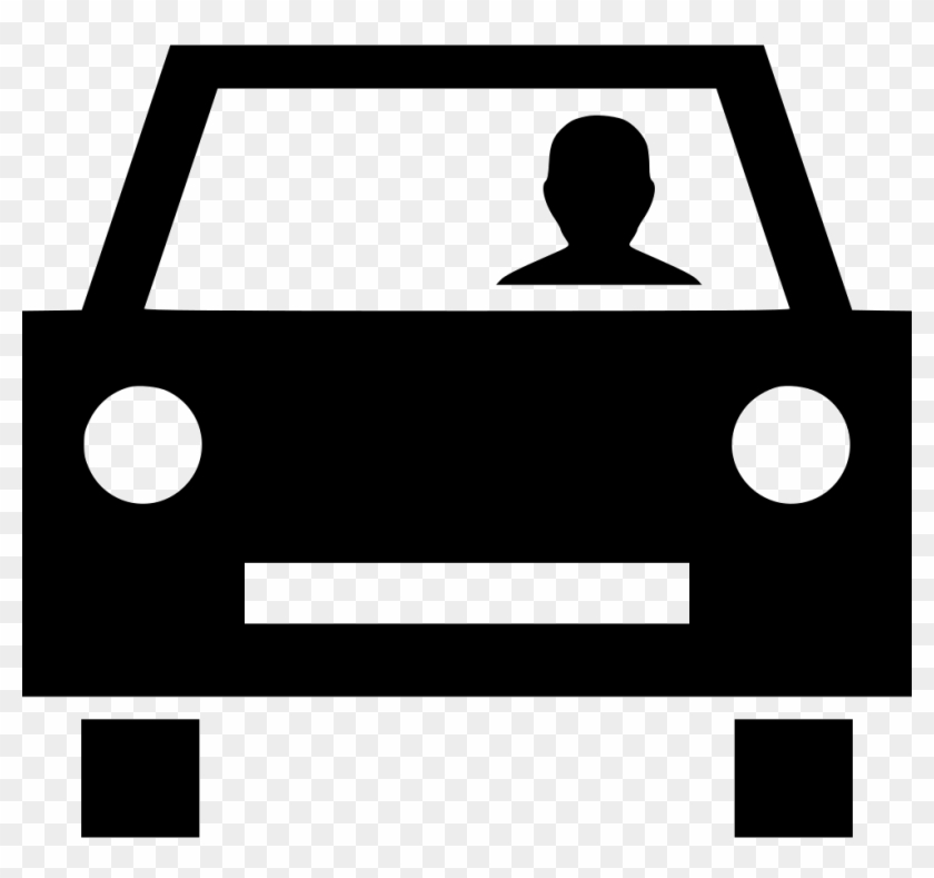Car Svg Driver Icon - Circle Clipart