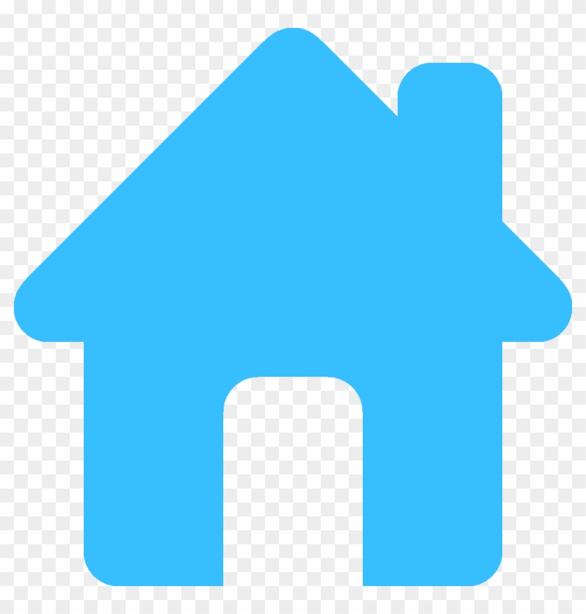 On-demand Bay - Blue Home Icon Transparent Clipart #2764660