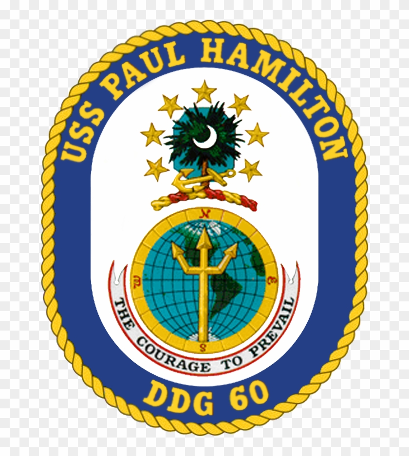 Uss Paul Hamilton Ddg-60 Crest - Uss Paul Hamilton Ddg 60 Clipart