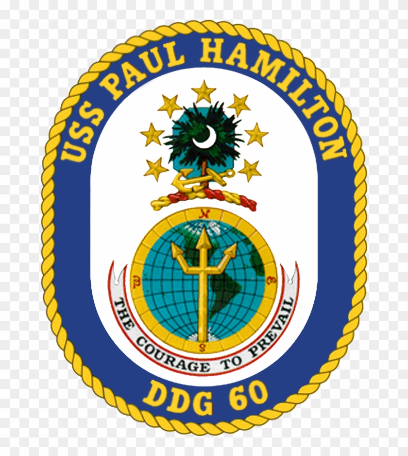 Uss Paul Hamilton Ddg-60 Crest - Uss Paul Hamilton Ddg 60 Clipart #2765644