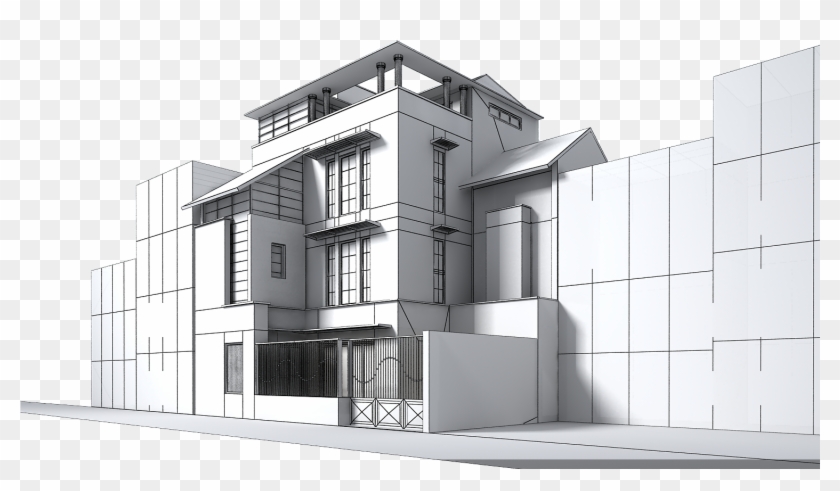 Png To 3d Model - 3d Modeling Building Png Clipart #2766015