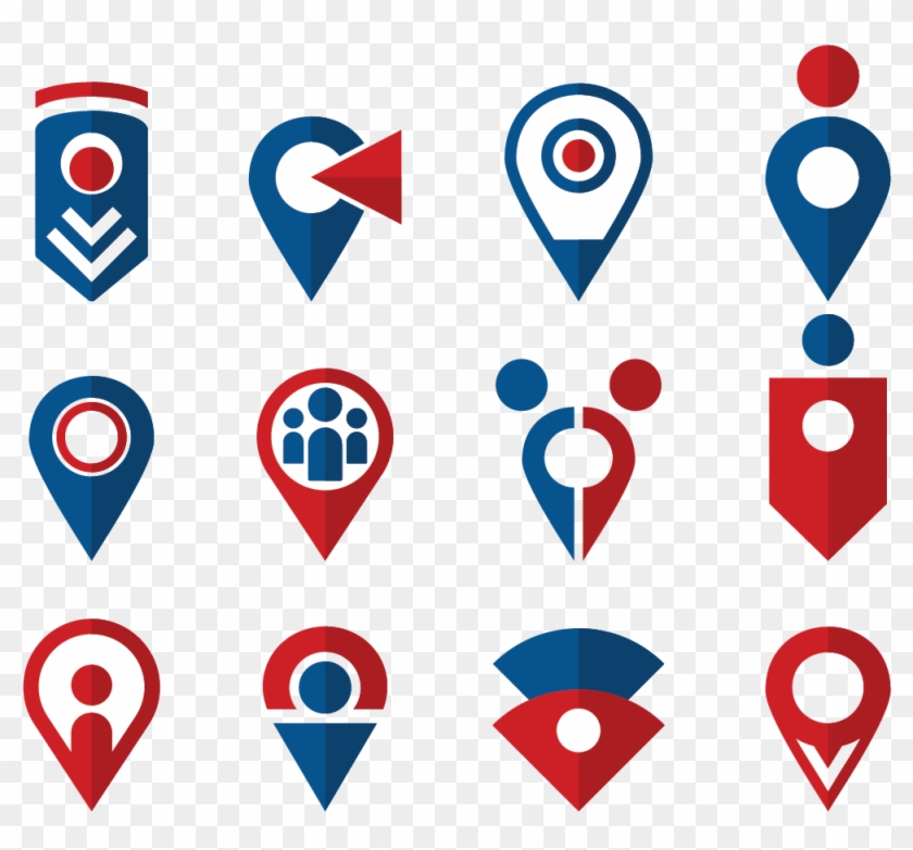 Map Point Free Vector Art - Point Vector Clipart