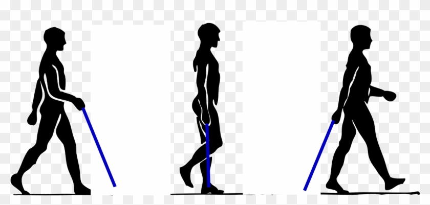 People Walking Walking Stick Png Image - Walk With A Walking Stick Clipart #2766273