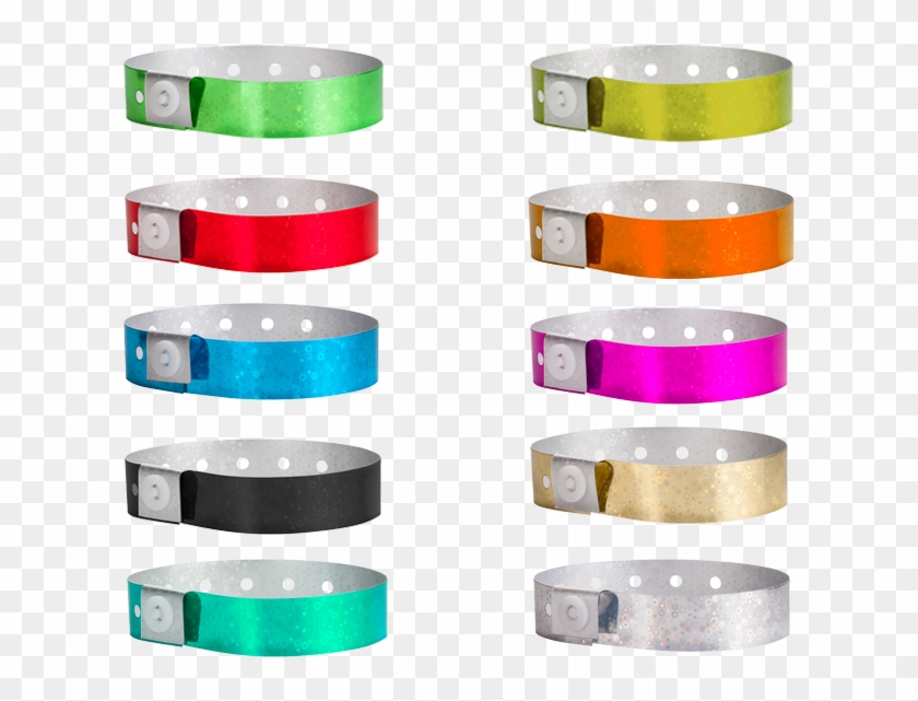 Transparent Plastics Holographic - Bracelet Clipart