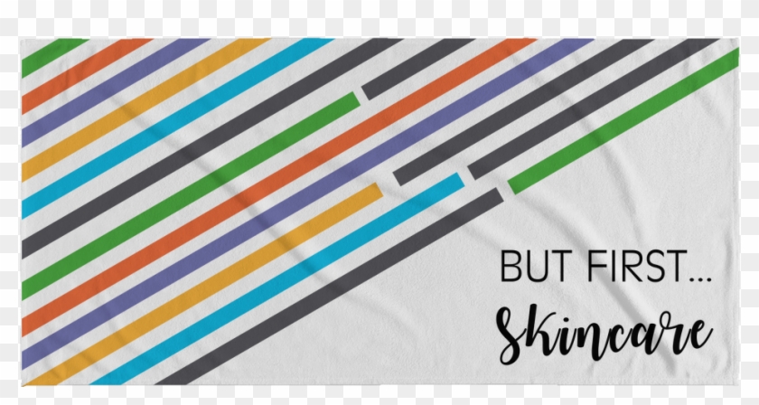But First Skincare Beach Towel - Art Paper Clipart #2767053
