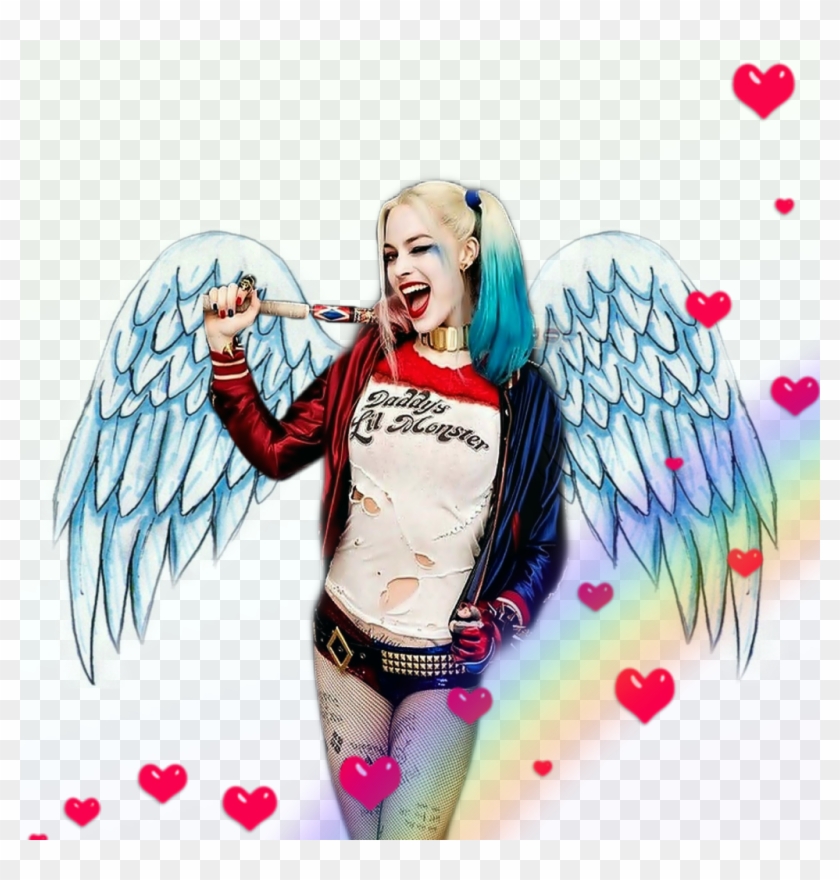 #harleyquinn #joker #suicidesquad #dc #heart - Harley Quinn Png Transparent Clipart #2767185