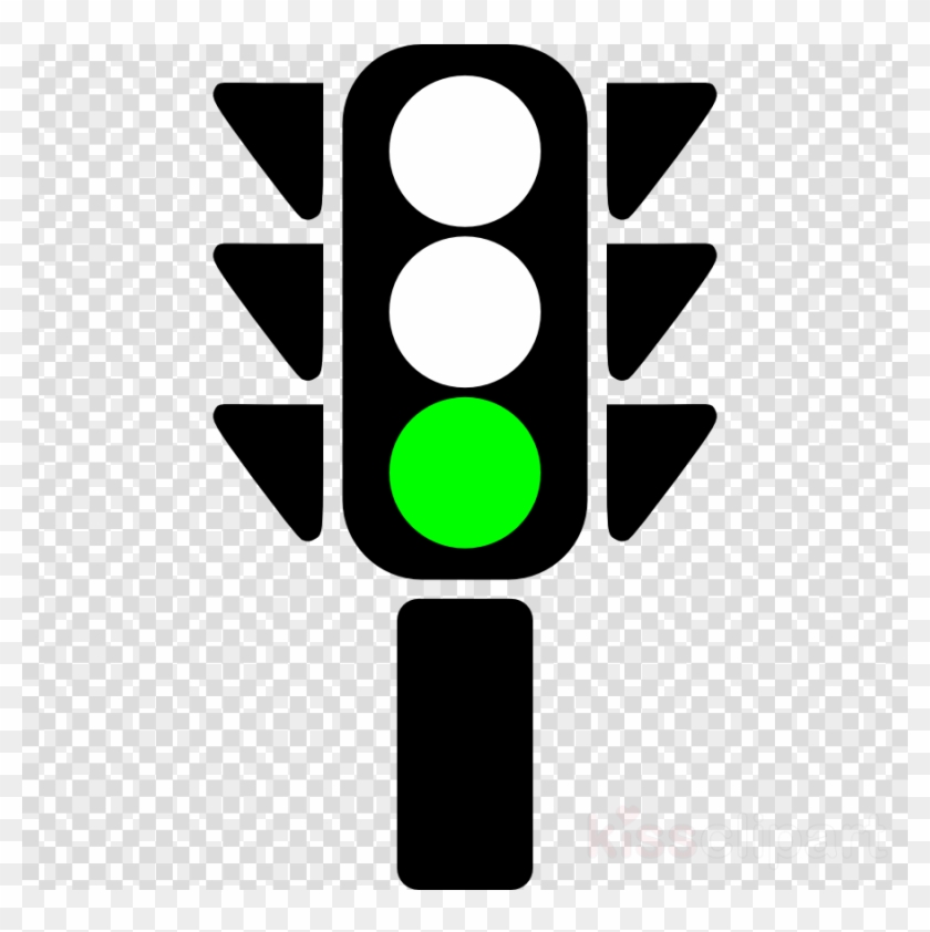 Rectangle Transparent Image Clipart Transparent Background - Green Traffic Light Png