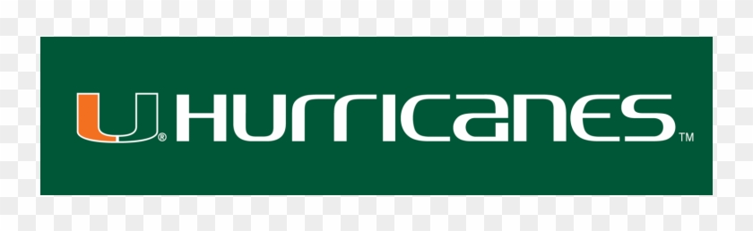 Miami Hurricanes Iron On Stickers And Peel-off Decals - Miami Hurricanes Font Clipart