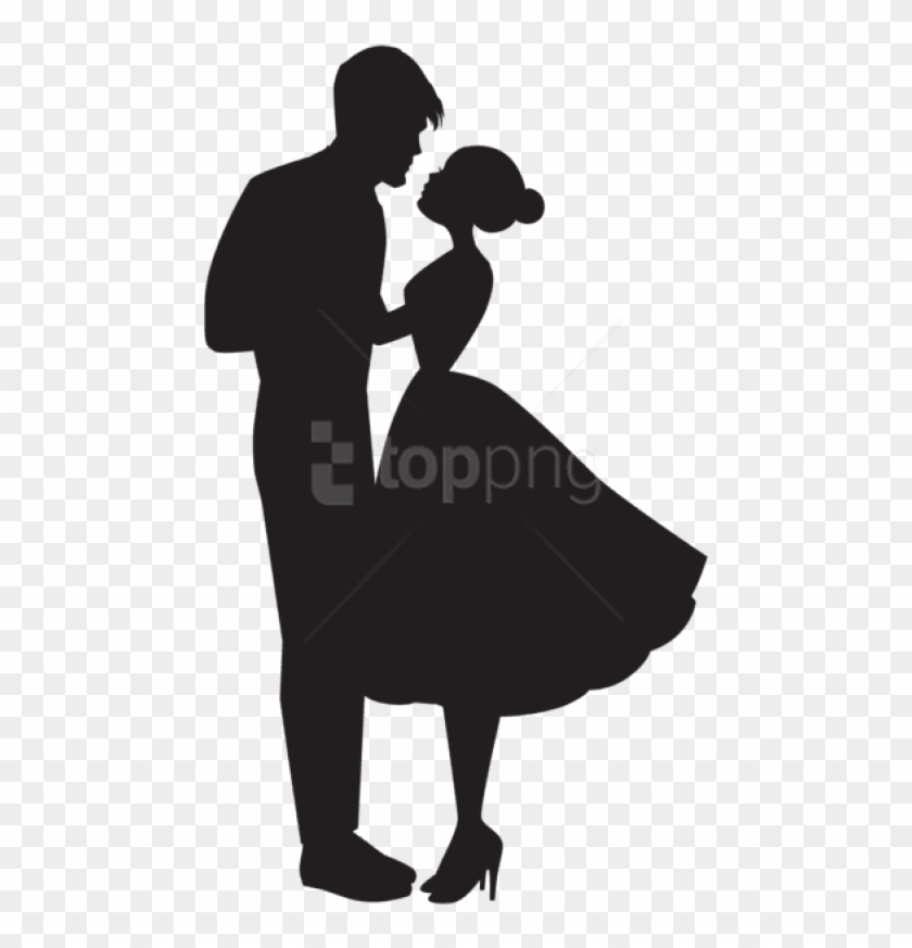 Free Png Love Couple Silhouette Png Png - Couple Silhouette Png Clipart #2767446