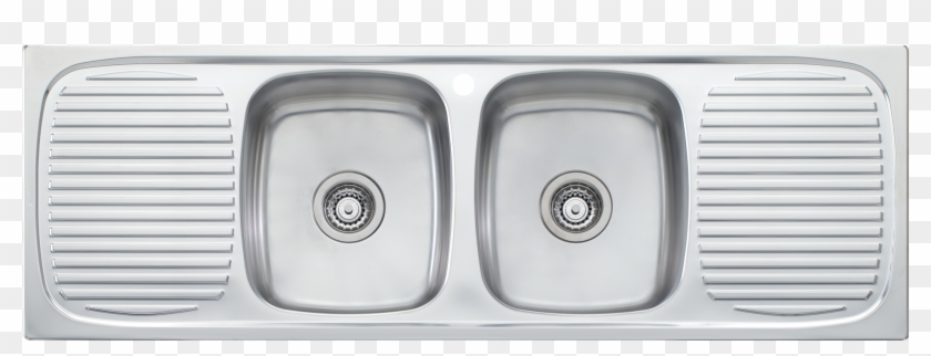 Adjustable Clip Sink - Oliveri Double Sink - Png Download