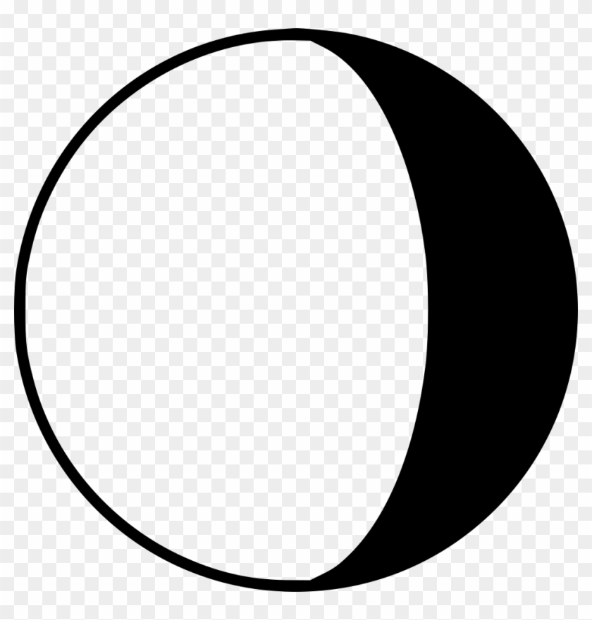 Mathematical Drawing Moon - Waning Gibbous Moon Drawing Clipart