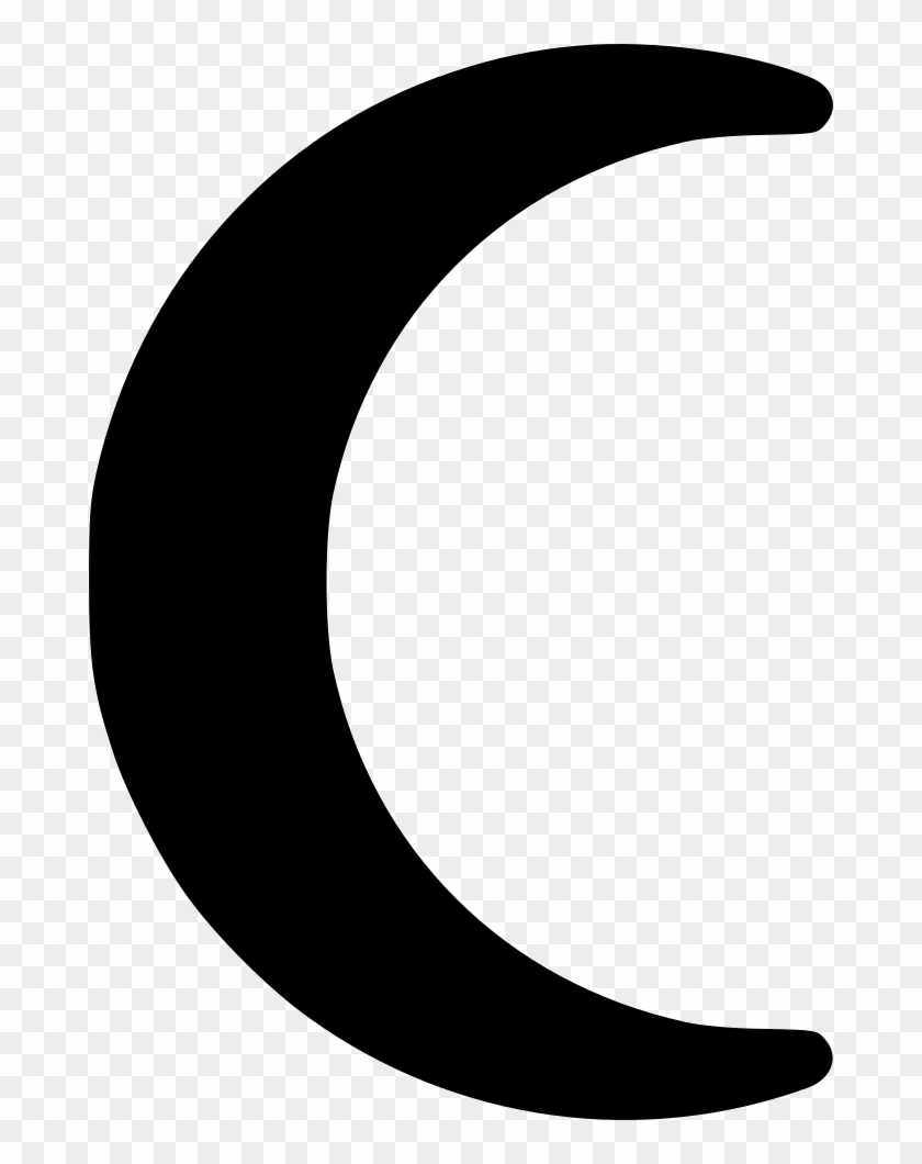 Crescent Vector Svg Clipart