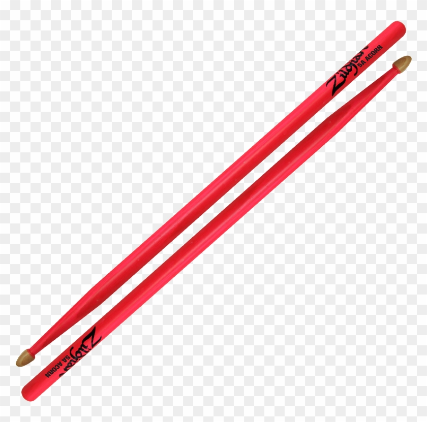 Zildjian Pink Neon Drumstick - Josh Dun Zildjian Drumsticks Clipart #2768325