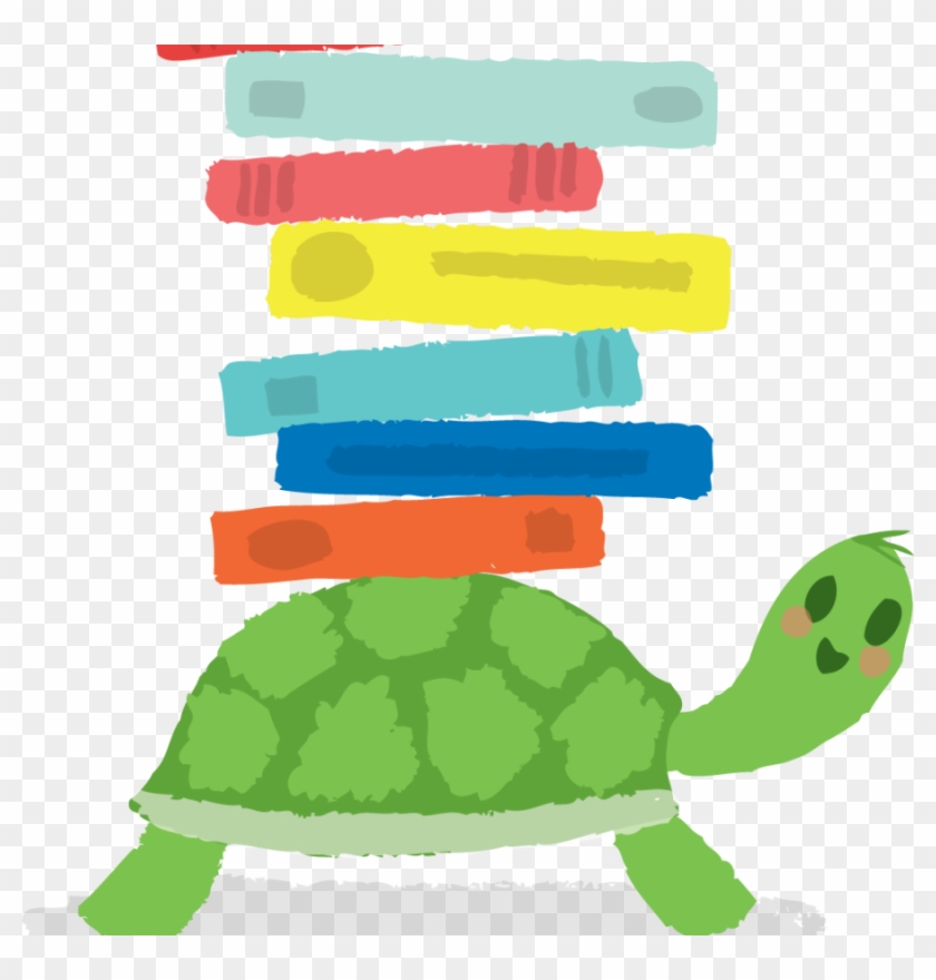 Tortoise - Turtle Reading A Book Clipart #2768616
