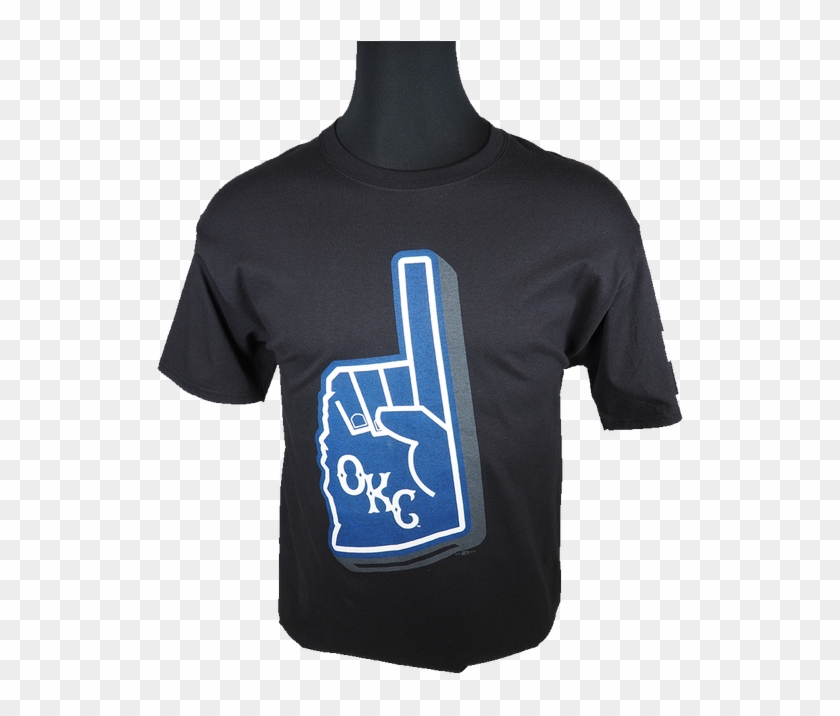 Okc Foam Finger Tee - Wine Bottle Clipart