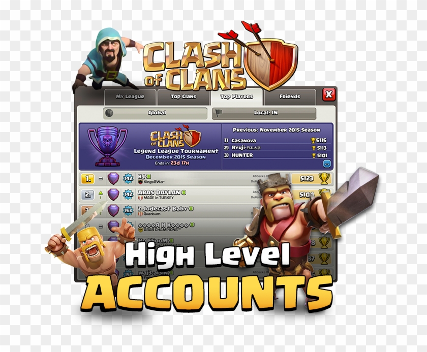 Buy Coc Account - Pc Game Clipart