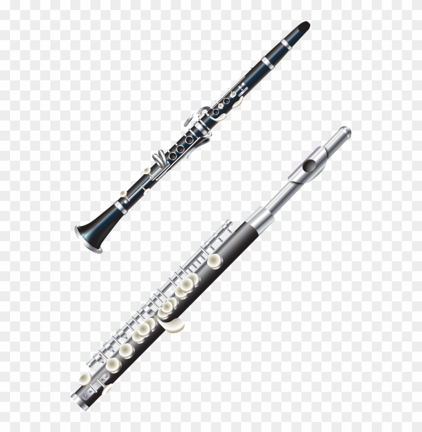 Flute Clipart Clarinet - Transparent Background Clarinet Clipart - Png Download