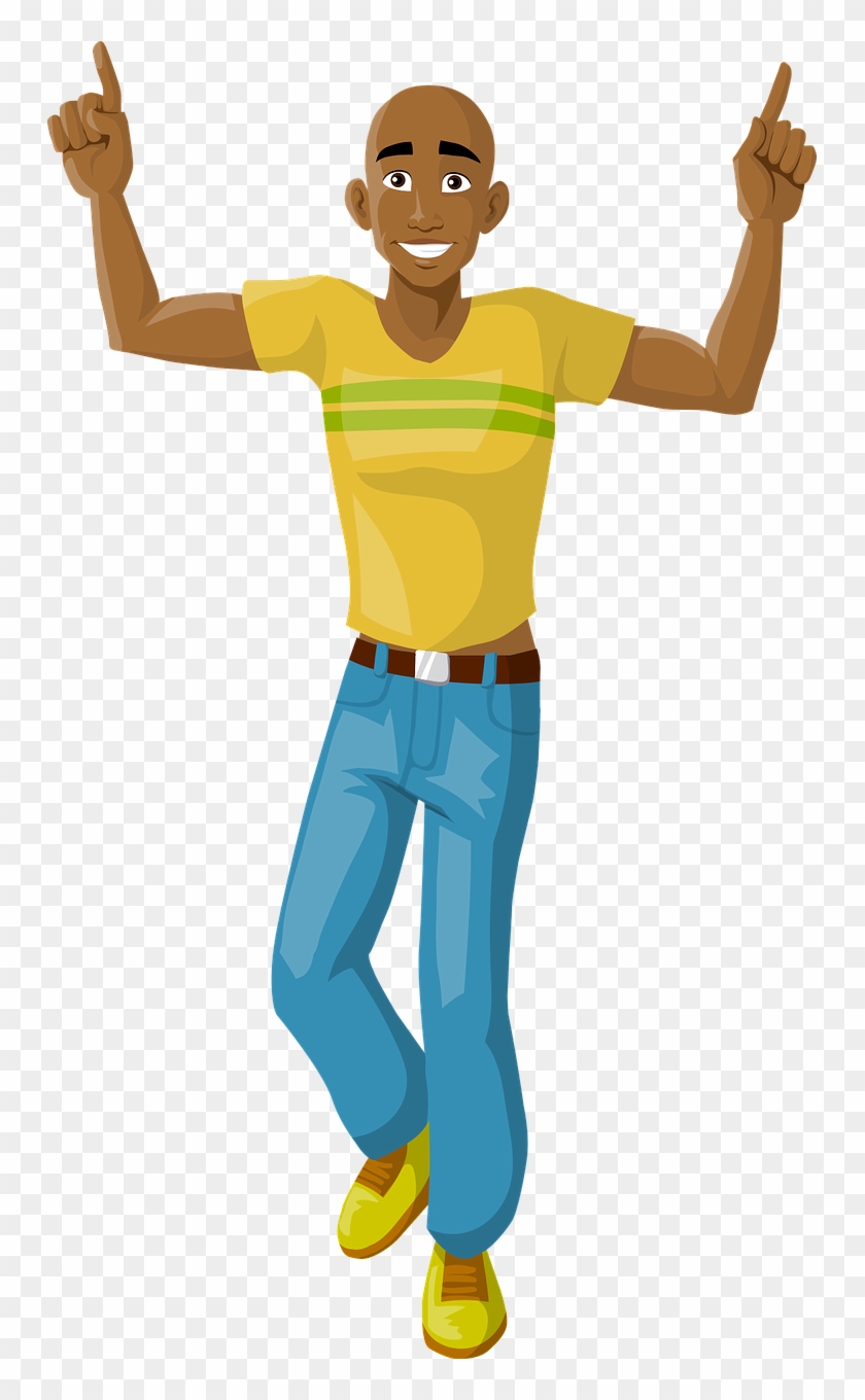 Happy Man Dancing Man Smiling Png Image - Parts Of The Body In Igbo Clipart #2770376
