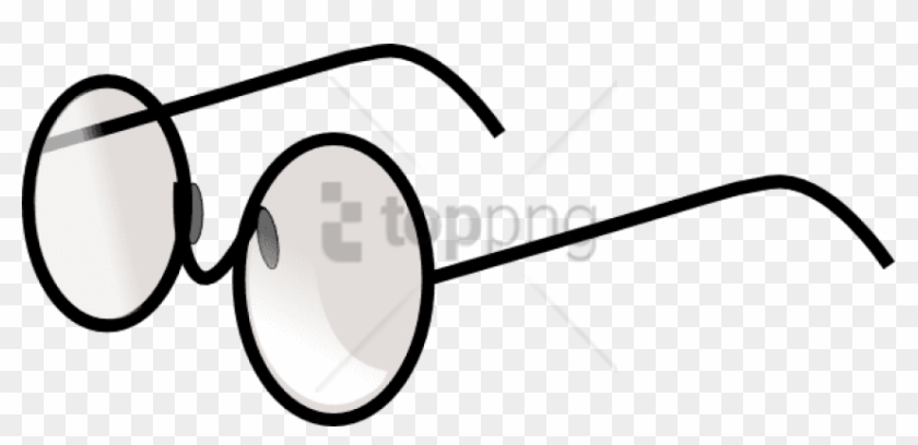 Free Png Glasses Frames Clipart Png Image With Transparent - Cartoon Black And White Glasses