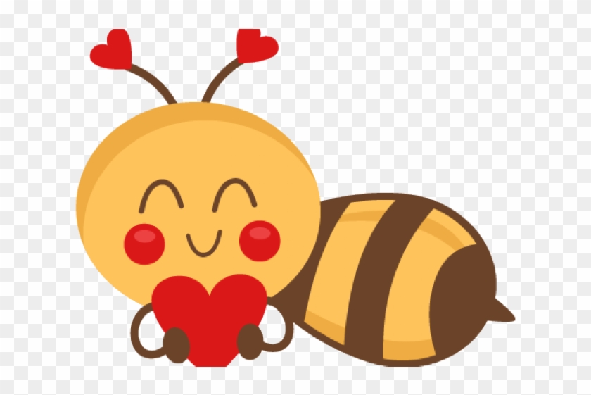 Bee Clipart Heart - Revathi Name - Png Download