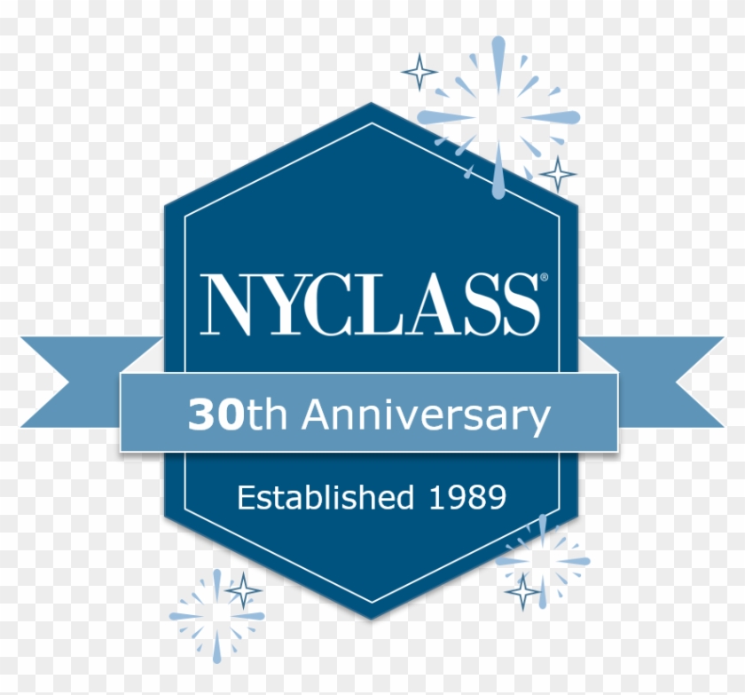 30th Anniversary Nyclass Logo Png - Graphic Design Clipart #2771678