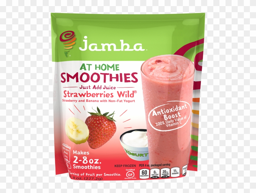 Jamba Juice Smoothies Strawberries Wild 8oz - Jamba At Home Smoothies Clipart