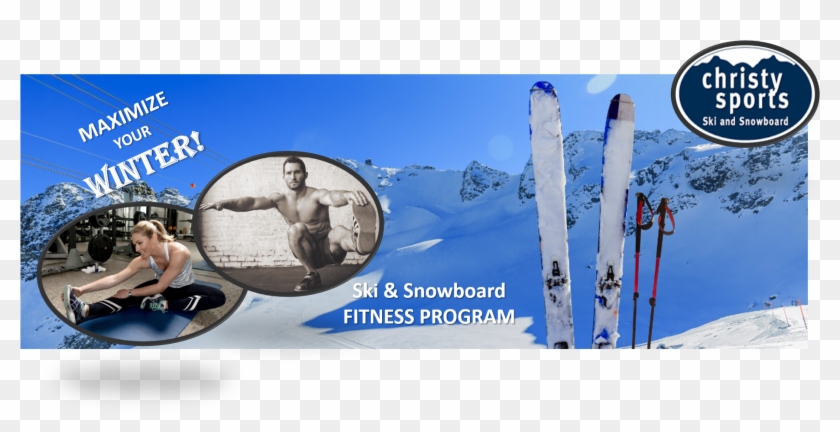 Cs Landing Page Background - Skis Stuck In The Snow Clipart #2772264