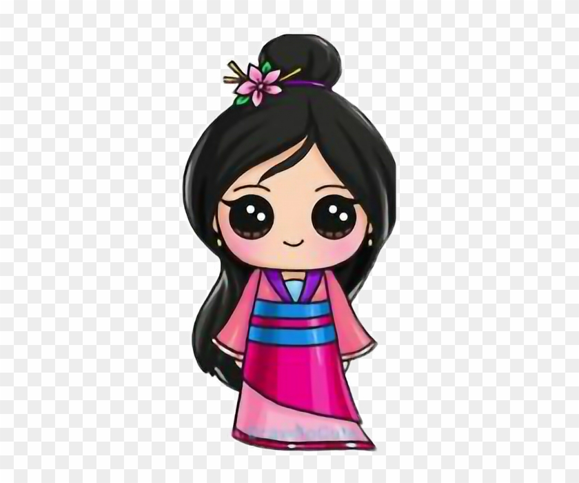 Mulan Sticker - Draw So Cute Clipart #2772396