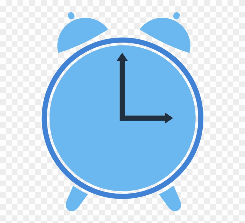 Alarm Clocks Computer Icons Jam Dinding Icon Design - Blue Clock Icon Png Clipart #2772681