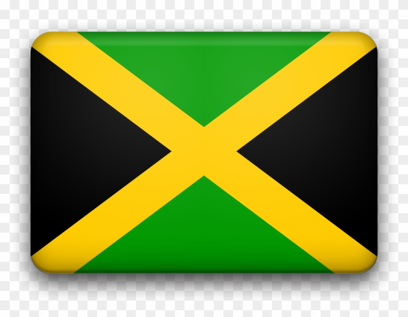 Jamaica Flag - Toothpick Flag Jamaica Clipart #2772843