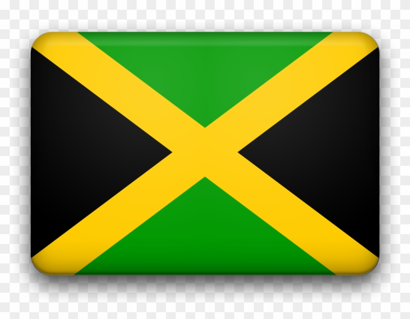 Jamaica Flag - Toothpick Flag Jamaica Clipart