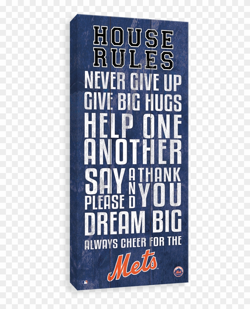 New York Mets House Rules - Sign Clipart