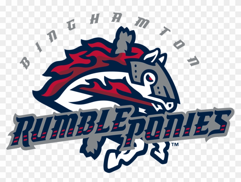 Binghamton Rumble Ponies Logo Eastern League - Binghamton Rumble Ponies Logo Clipart