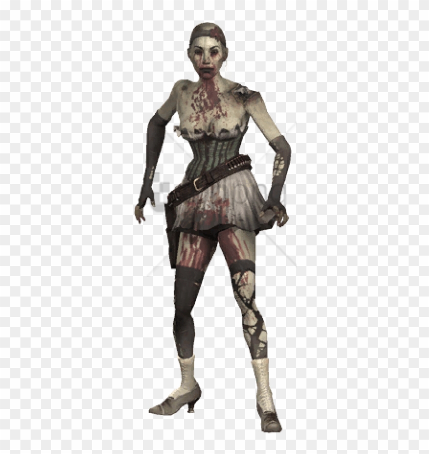 Red Dead Redemption Female Zombie Clipart #2773943